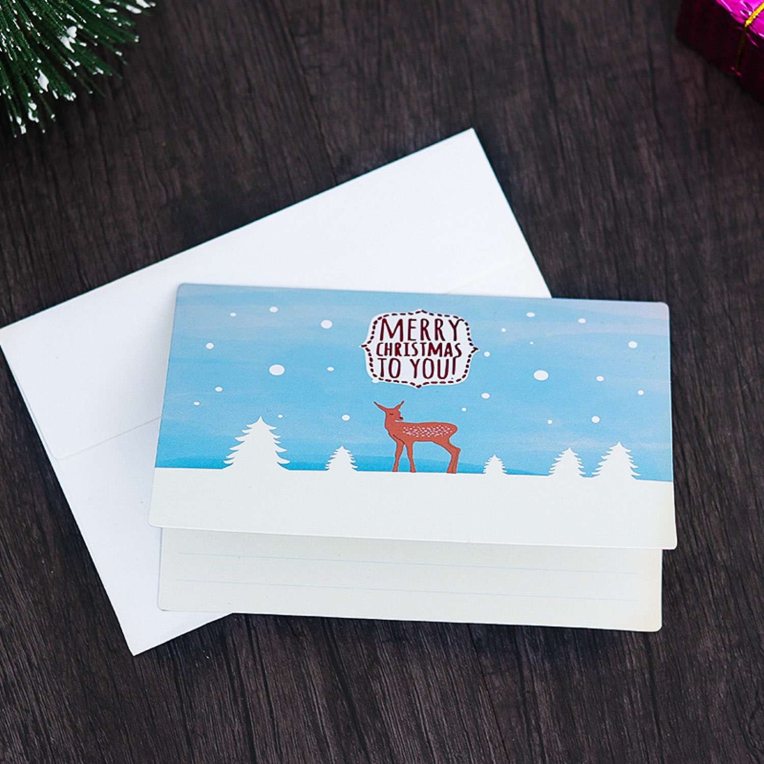 Christmas Greeting Card Simple Style Beautiful Card Wholesale